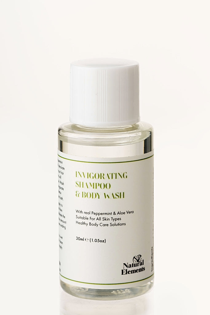 30ml SAMPLE Invigorating Shampoo &  Body Wash | Peppermint & Tea Tree | NES301/30ml