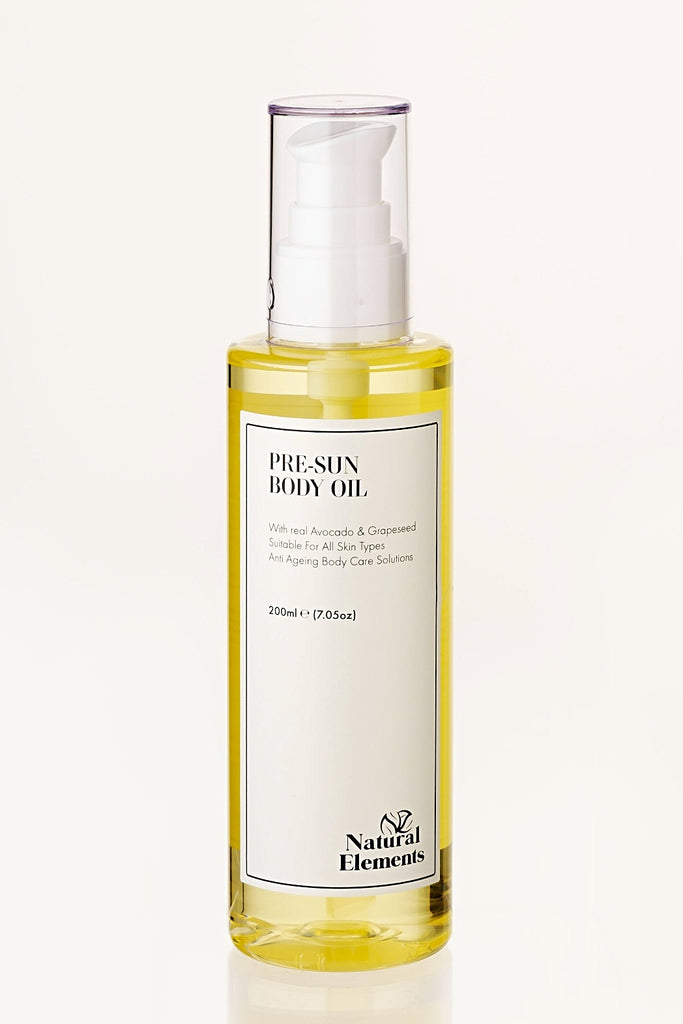 Pre-Sun Body Oil 200ml | For UVA Protection | SPF sheet Previously known as the Synergistic Body Oil | NES141