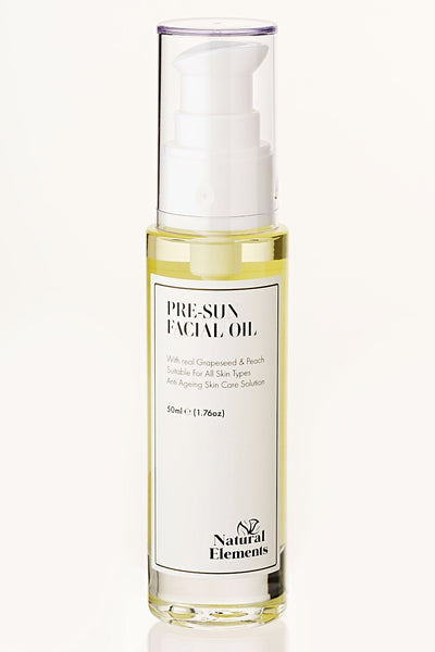 Pre-Sun Facial Oil 50ml | for UVA Protection | SPF sheet