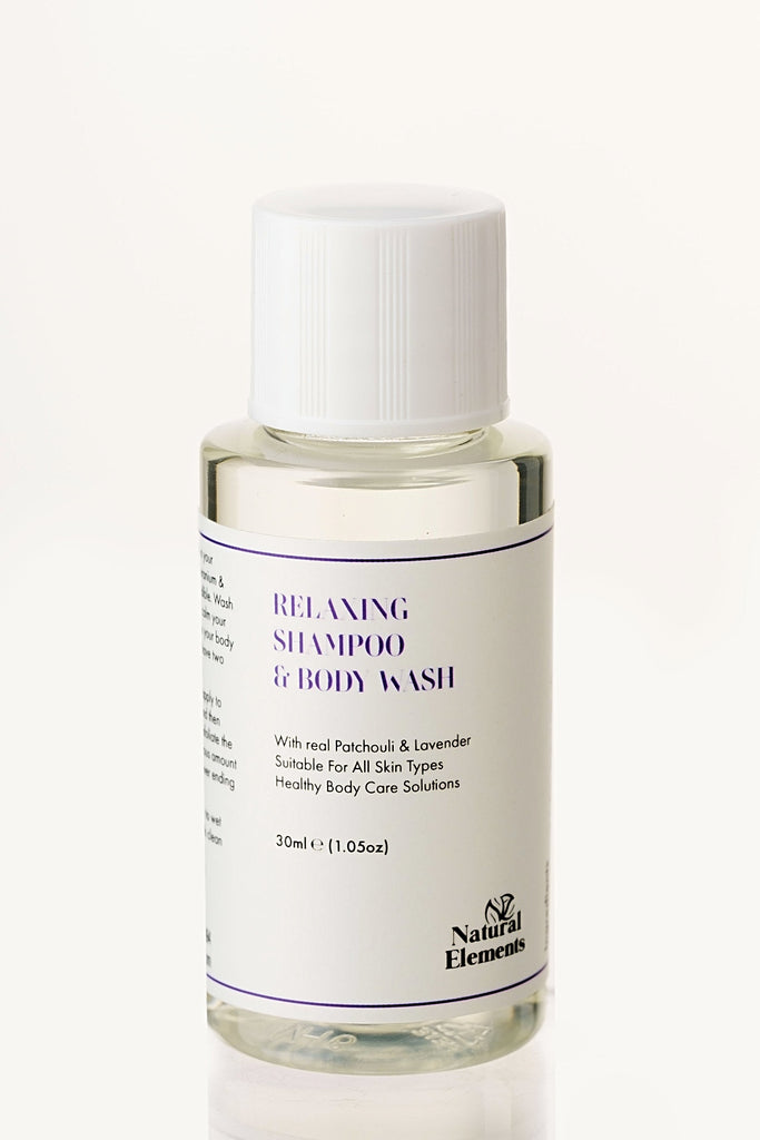 30ml SAMPLE Relaxing Shampoo & Body Wash | Patchouli & Lavender | NES204/30ml