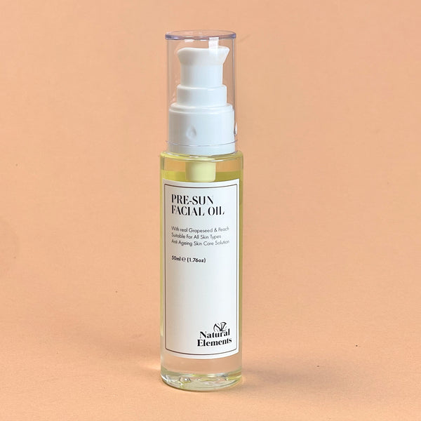 Pre-Sun Facial Oil 50ml | for UVA Protection | SPF sheet